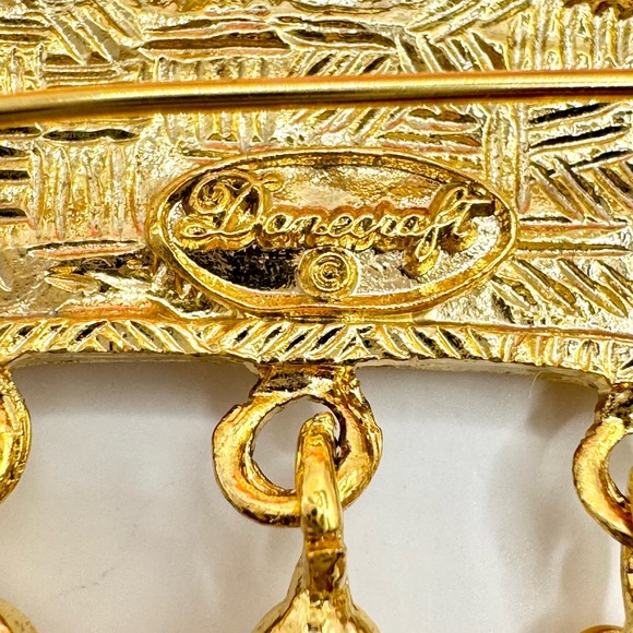 Vintage Danecraft Teachers Rule! Pin Brooch Ruler Charms Worm Cute Whimsical - Picture 5 of 9